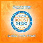 * Lady Vol Boost Her Club FULL YEAR "ROOKIE" Membership