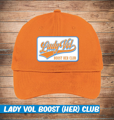 * Lady Vol Boost Her Club "SIGNATURE" Orange Cap