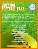 * Lady Vol (NIL) Autographed Softballs