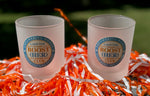 Lady Vol NIL Lady Vol BHC set of Frosted Rock Glasses