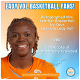 * Lady Vol (NIL) Autographed Mini Basketballs